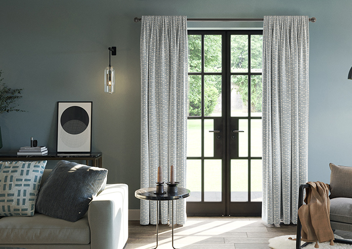 Rolling Hills Velvet, Charcoal - Made to Measure Curtains - Image 3